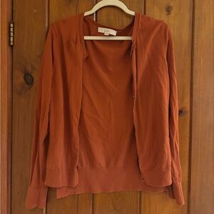 LOFT Women's Terracotta Blouse